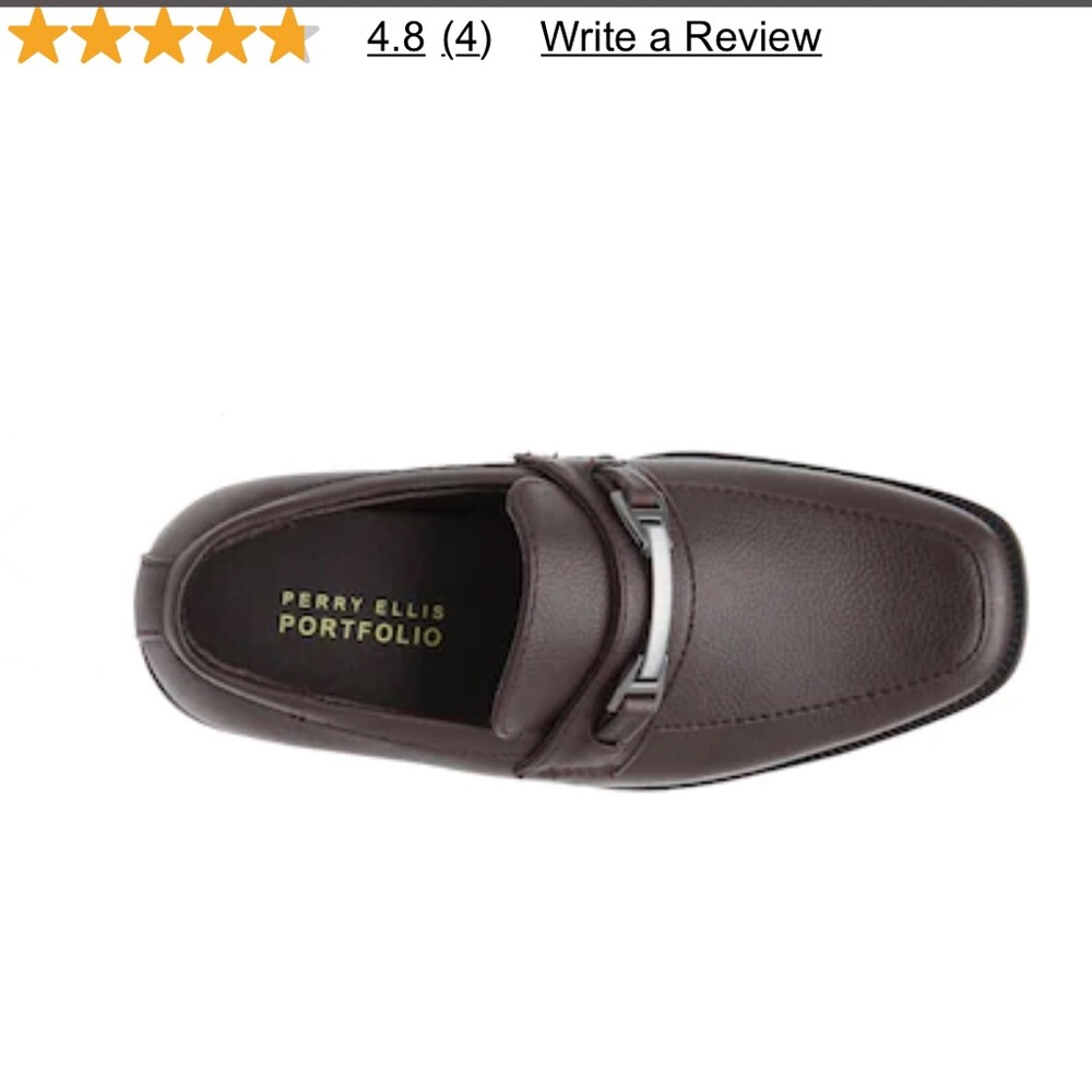Perry Ellis Brown Slipon Loafers Toddler Sz 11